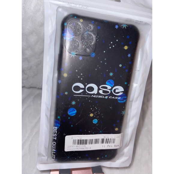 Black Galaxy Blue Planets iPhone 11 Pro Max Case💙 - Picture 6 of 17